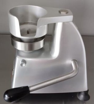 Μεταχειρισμένο Φορμαριστικό Μπιφτεκιών Επιτραπέζιο Χειροκίνητο 10Cm 25,5x27x26Cm SIRMAN 